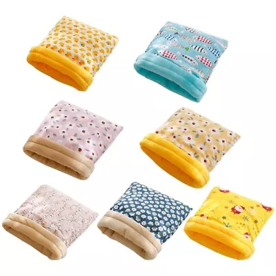 Buy Hamsters Bag Small Pets Cave Nest Bed Cushion Warm Slippers Pet House • 7.86£