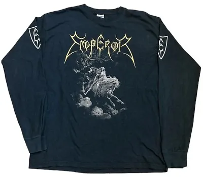 Buy Emperor Inferno Festival 2006 Black Gildan Long Sleeve T Shirt Size L • 99.99£