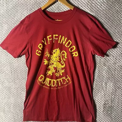 Buy Harry Potter Gryffindor Quidditch Mens Top Size Xl Red • 9£