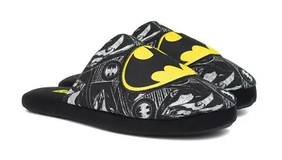 Buy Batman Flash Novelty Men's Warm Comfy Indoor Slip-On Mule Slipper • 14.99£