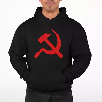 Buy Communism Symbol Hoodie - Retro Soviet Russia Communism War Politics Pockocmoc • 17.99£