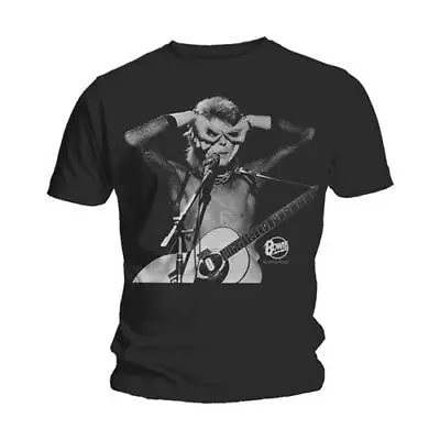 Buy David Bowie Acoustics Official Mens Black Short Sleeve T-Shirt Retro Vintage XXL • 13.95£