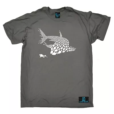 Buy Scuba Diving T-Shirt Funny Novelty Mens Tee TShirt - Shark Diver New 3379 • 12.95£