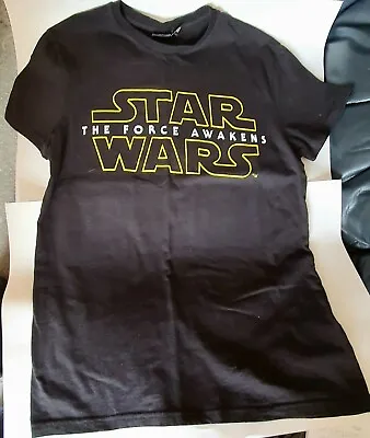 Buy Star Wars Mens T Shirt Medium The Force Awakens, Black • 4£