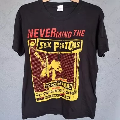 Buy Never Mind The Sex Pistols T Shirt Gildan M Sid Vicious Black Yellow Red Graphic • 15.99£