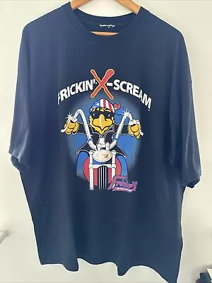 Buy Frickin 'X-Scream Fricker's Fun Food Sports Black T-Shirt Double Stitch - Used • 10£