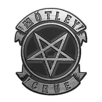 Buy Motley Crue Pentagram Metal Pin Badge Official Band Merch • 12.63£