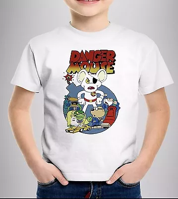 Buy Danger Mouse Kids T-SHIRT T SHIRT TEE Birthday Gift Retro 80s Cartoon  • 8.99£
