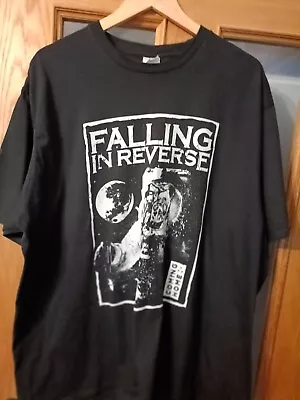 Buy Falling In Reverse Shirt Mens XXL 2xl  Black Band Merch Music Rock • 25£