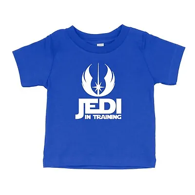 Buy Toddler Kids Youth Tee Tshirt Gift Tee Jedi In Training Letter Printed Star Wars • 11.18£