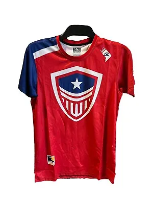 Buy Overwatch League Washington Justice ESport Gaming 2019 Home Shirt Jersey Red XL • 19.99£