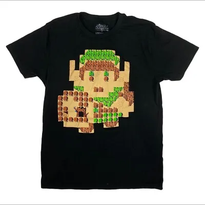 Buy RARE Legend Of Zelda XL Mens Black Lootwear 8 Bit Game Graphic T Tee Shirt • 10.99£