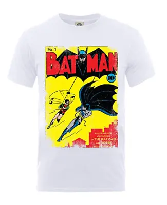 Buy  Men's DC Comics Poster Short Sleeve T-Shirt, White, Size Medium Regular Fit  • 6.94£