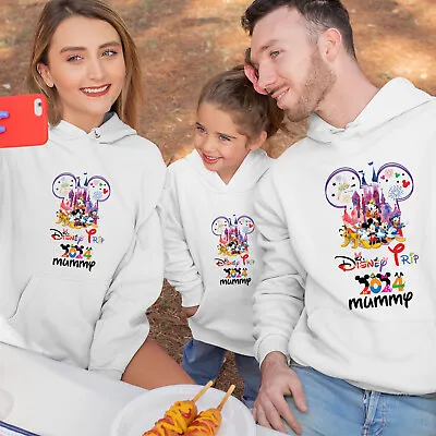 Buy Personalised Any Name Family Holiday Hoodie Kids & Adults • 17.49£