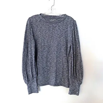 Buy LOFT Sweater Casual Comfortable Pullover Sweatshirt Balloon Sleeve Women Size M • 11.58£