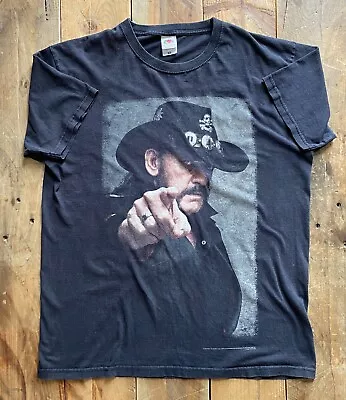 Buy Lemmy Kilmister Motorhead T-Shirt - Black - M - Fruit Of The Loom 2016 • 20£
