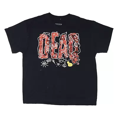 Buy MARVEL Deadpool T-Shirt Black Short Sleeve Mens XL • 7.99£