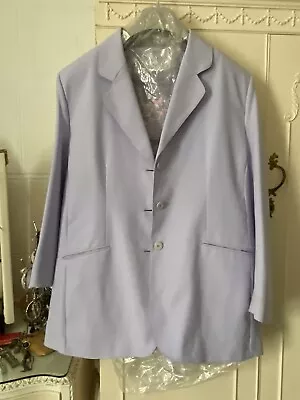 Buy Vintage Lilac Jacket Size 16. Pockets • 3.99£