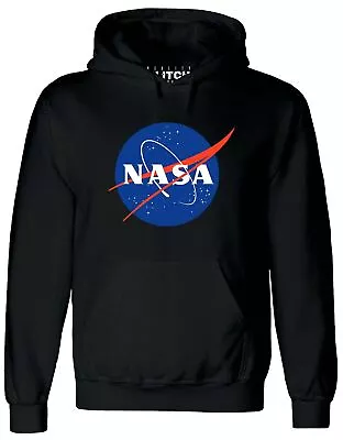 Buy Nasa Logo Mens Hoodie Spaceship Galaxy Agency Houston Astronaut Space Travel • 24.99£