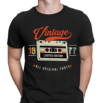 Buy 1977 Vintage Limited Edition All Original Parts Mens T-Shirts Tee Top #D6 • 9.99£