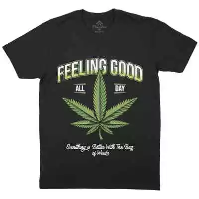 Buy Feeling Good All Day Weed Mens T-Shirt Drugs Smoke Cannabis Bong Kush P871 • 9.99£