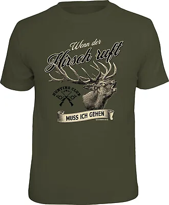 Buy Hunter T-Shirts Sayings - When The Deer Calls - Funny T-Shirts For Men • 19.03£
