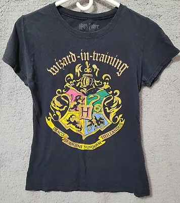 Buy Harry Potter Deathly Hallows Wizard In Training Shirt Sz Large Black  • 7.23£