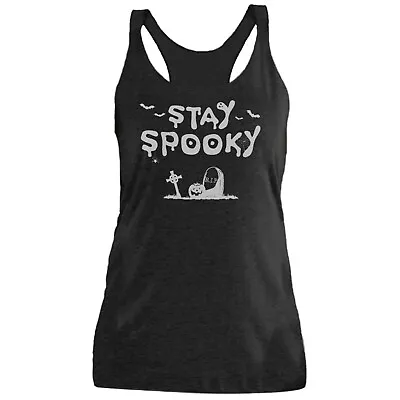 Buy Stay Spooky Racerback Tank Top Halloween Cute Goth Tank Top Spooky Clothes Gift • 31.21£