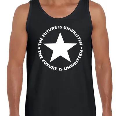 Buy Men's Vest Tank Top T-Shirt Punk Rock Inspired Clash Joe Strummer Classic Quote • 12.95£