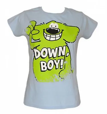 Buy Roobarb And Custard Down Boy Official Ladies Skinny New T-Shirt Various Sizes • 9.99£