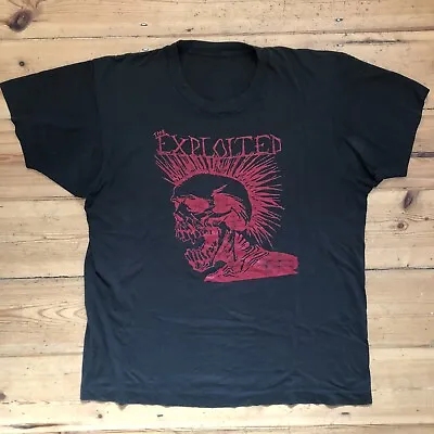 Buy Vintage 80’s The Exploited Let’s Start A War T-shirt • 95£