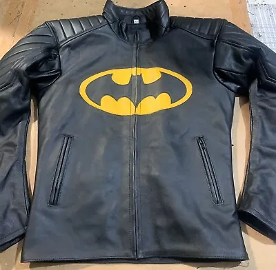 Buy Brand New Batman  Motorbike Leather Racing Jacket Ce Approved • 155£