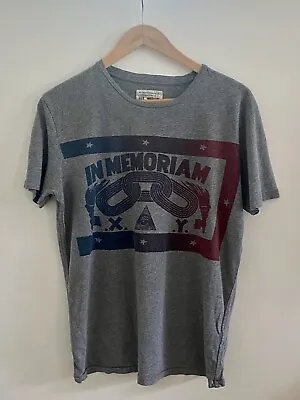 Buy Allsaints  In Memoriam  Vintage Grey T-shirt (medium) • 14.99£