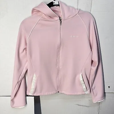 Buy New Balance Hoodie Jacket Women’s M Full Zipped PinkLightning Dry Mesh Running • 12.84£