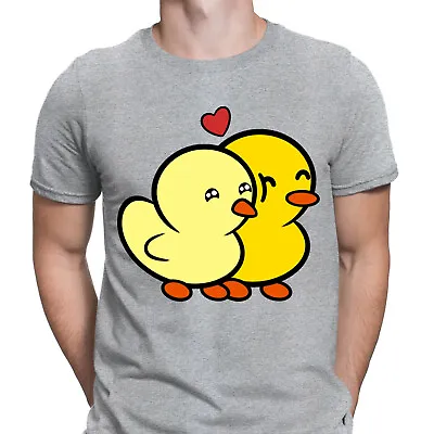 Buy Duckie And Duck Nuzzle Nuzzling Free Hugs Funny Novelty Mens T-Shirts Top #DGV • 9.99£