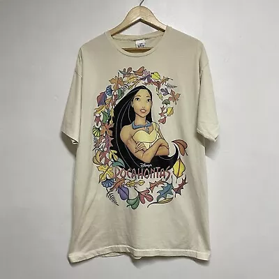 Buy Vintage Pocahontas T Shirt Large 90s Disney Movie Promo USA Colors Of The Wind • 100£