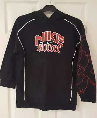 Buy Boys Nike Soccer Black And Red Hoodie, Medium (age 10-12), Great Condition • 10£