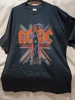 Buy 2003 Acdc T Shirt Xl Extra Large Hammersmith London 21st October Mint Condition • 39.99£