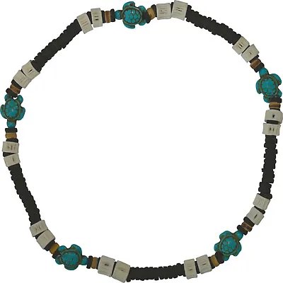 Buy Sea Turtle Tortoise Bead Necklace Chain Mans Ladies Mens Hippie Tribal Jewellery • 4.99£