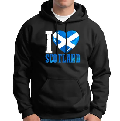 Buy I Love Scotland Scottish Flag Nationality Supporters Mens Hoody Tee Top #6NE Lot • 18.99£