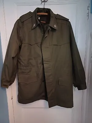 Buy Italian Army Field Jacket Olive Green With Liner • 30£