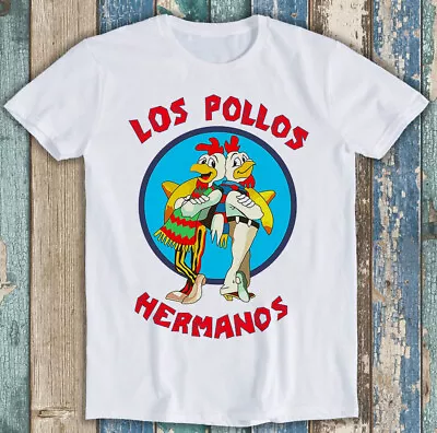 Buy Los Pollos Hermanos TV Series Retro Funny Meme Gift Tee T Shirt M1242 • 7.35£