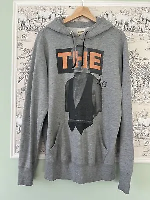 Buy Diesel THE DIESEL PASSION Graphic Hoodie Grey Pullover Size L • 17.99£
