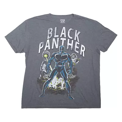 Buy MARVEL Black Panther Mens T-Shirt Grey XL • 6.99£