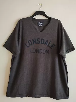 Buy Lonsdale London VINTAGE Printed Grey T-Shirt Size XXL • 8.99£