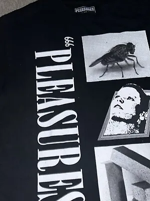 Buy Pleasures Life Or Death Short-Sleeve T-Shirt 'Black Medium Mens • 22.99£