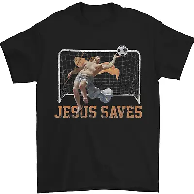 Buy Jesus Saves Funny Atheist Christian Atheism Mens T-Shirt 100% Cotton • 10.48£