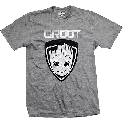 Buy GUARDIANS OF THE GALAXY 2- GROOT SHIELD Official T Shirt Mens Licensed Merch New • 14.95£