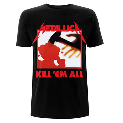 Buy Metallica T Shirt Kill Em All Tracks Official Licensed Black Mens Metal Rock NEW • 15.94£