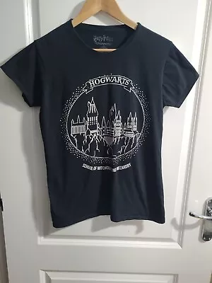 Buy Harry Potter Black T-shirt Top Size L 14/16 • 7.99£